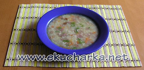 Uzená polévka s rýží +videorecept